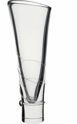DARTINGTON CRYSTAL FUSION TALL VASE